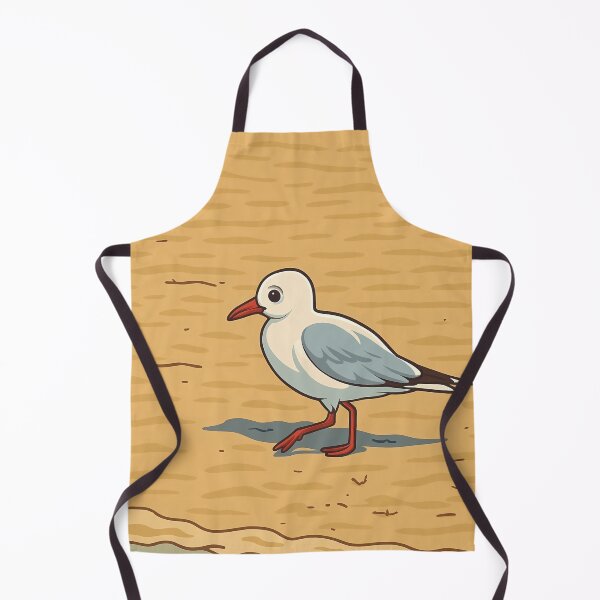 Item preview, Beach Seagull Vintage Coastal Shore Bird Poster Art designed and sold by White-Camel.