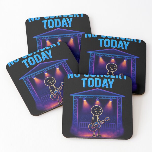 Item preview, No Concert Today – Sad Musician Empty Stage Funny Graphic designed and sold by A&M.