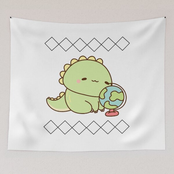 Item preview, Little Earth Dino Embraces the World designed and sold by Mitosha2.