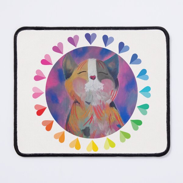 Item preview, Hearts Felicity Kitty designed and sold by ByToriKelley.