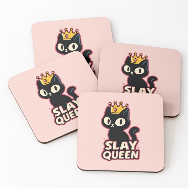 Aperçu de l'œuvre Slay Queen Cat – Audace royale et gentillesse créée et vendue par Dazzlement.