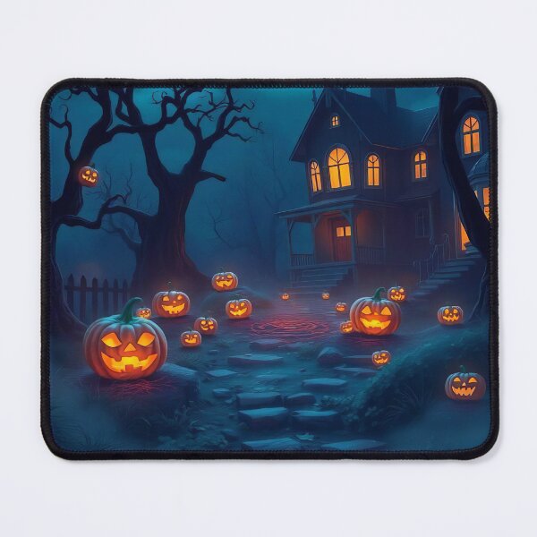 Item preview, Haunted Mansion Under the Pumpkin Moon designed and sold by ArtComixHaven.