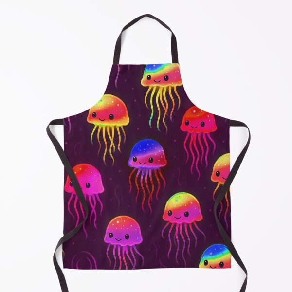Item preview, Pink Neon Jellyfish Pattern designed and sold by SassyArtistry.