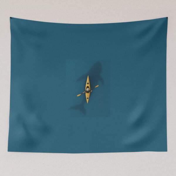 Item preview, Kayak and Whale Shadow – Ocean Adventure Artwork designed and sold by SuccessHunters.