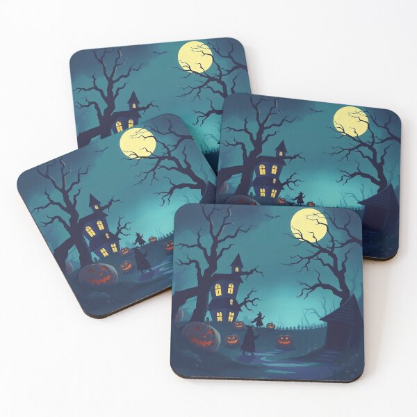 Item preview, Witches’ Path Through the Moonlit Graveyard designed and sold by ArtComixHaven.