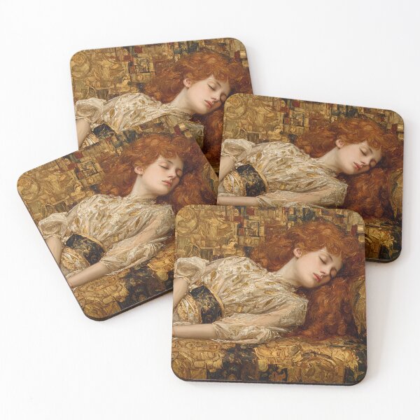 Item preview, Sleeping Woman in reference to Klimt designed and sold by 3ling_Design.