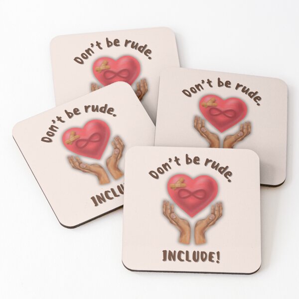 Item preview, Don’t be Rude. INCLUDE! designed and sold by Ella Crowell.