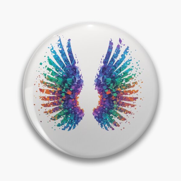 Item preview, Abstract wing made of pixels designed and sold by  ViralVisionsCreating .