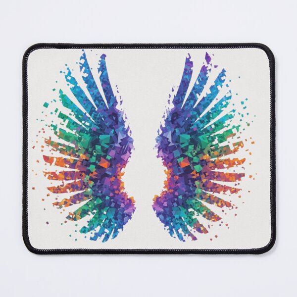 Item preview, Abstract wing made of pixels designed and sold by  ViralVisionsCreating .