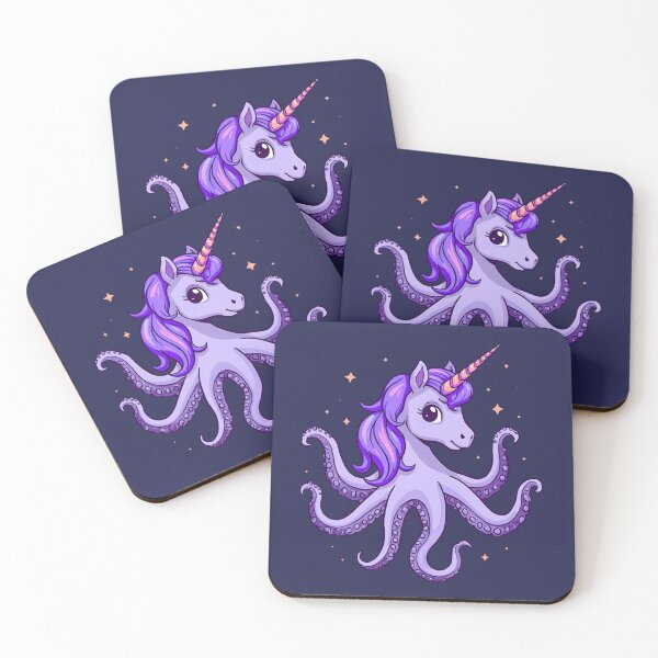 Item preview, Magical Purple Unicorn Octopus – Fantasy Sea Creature Art designed and sold by Ivy-Triggs.