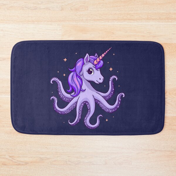 Item preview, Magical Purple Unicorn Octopus – Fantasy Sea Creature Art designed and sold by Ivy-Triggs.