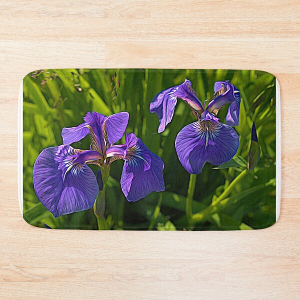 Item preview, Expressionist Irises designed and sold by mahnkephotos.