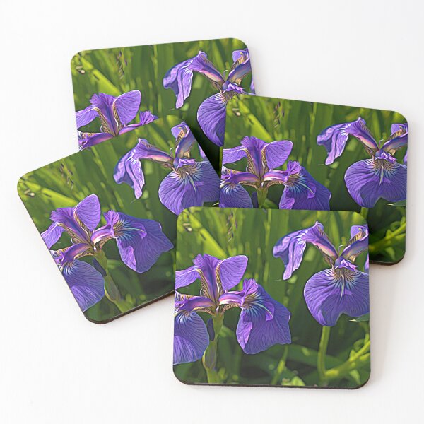Item preview, Expressionist Irises designed and sold by mahnkephotos.