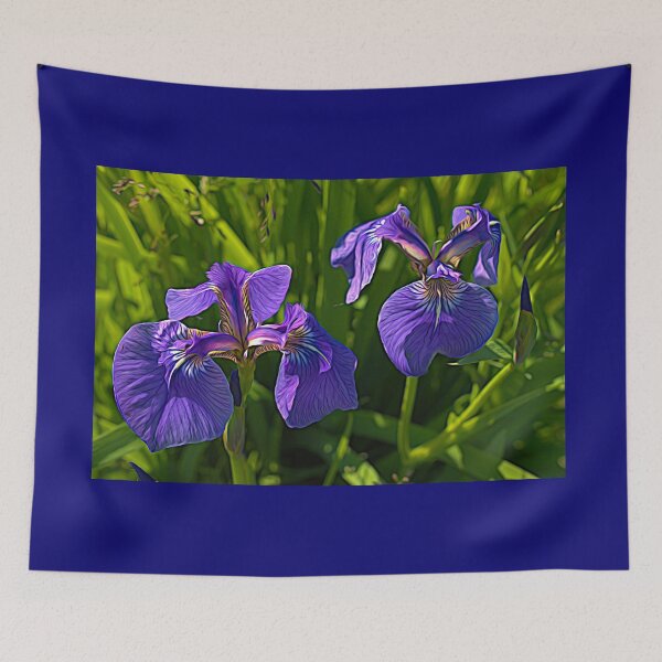 Item preview, Expressionist Irises designed and sold by mahnkephotos.