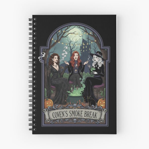 Item preview, Covens Smoke Break – Witchy Trio Relaxing with Spells and Style. designed and sold by Spark2Seduction.