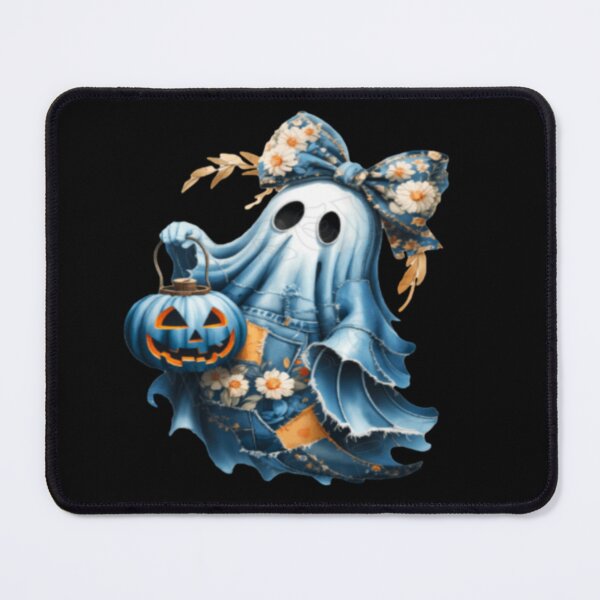 Item preview, autumn halloween ghost with pumpkin designed and sold by szydelkowanika.