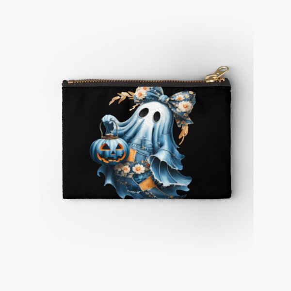 Item preview, autumn halloween ghost with pumpkin designed and sold by szydelkowanika.