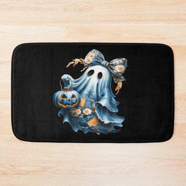 Item preview, autumn halloween ghost with pumpkin designed and sold by szydelkowanika.