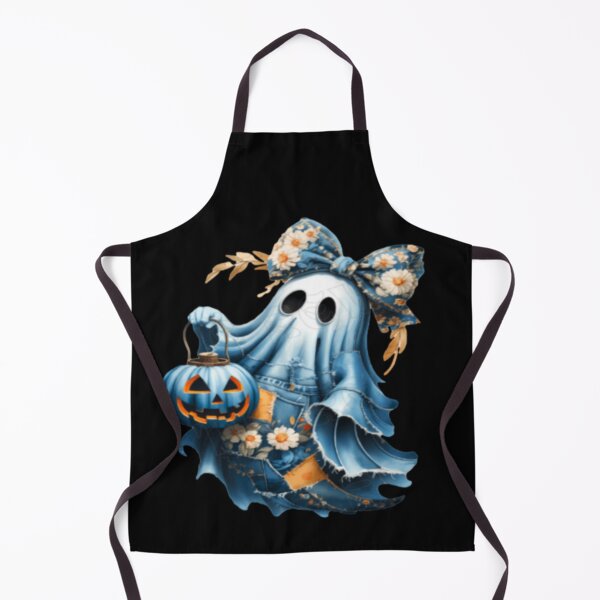 Item preview, autumn halloween ghost with pumpkin designed and sold by szydelkowanika.