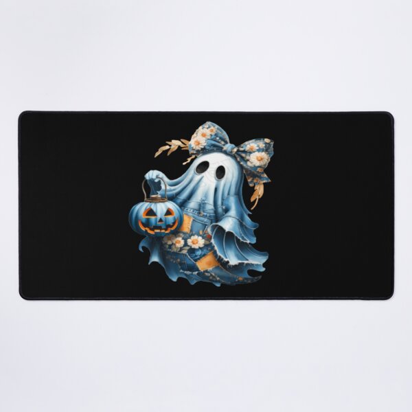 Item preview, autumn halloween ghost with pumpkin designed and sold by szydelkowanika.