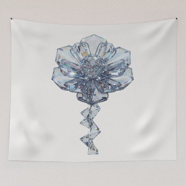 Item preview, Crystal flower, geometric shapes designed and sold by  ViralVisionsCreating .
