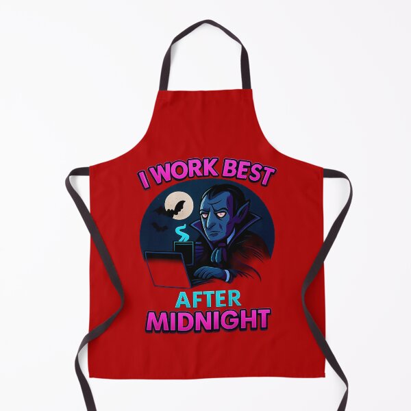 Item preview, Midnight Hustle – Vampire Working Late | Neon Gothic Night Owl Design designed and sold by Modivox.