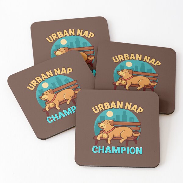 Item preview, Dog Quote – “Urban Nap Champion” | City Chill Graphic Design designed and sold by Modivox.