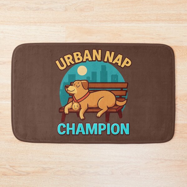 Item preview, Dog Quote – “Urban Nap Champion” | City Chill Graphic Design designed and sold by Modivox.