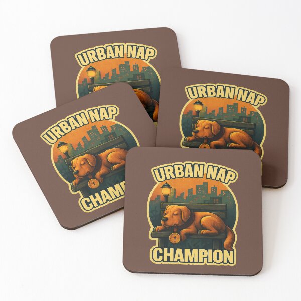 Item preview, Dog Quote – “Urban Nap Champion” | City Chill Graphic Design designed and sold by Modivox.