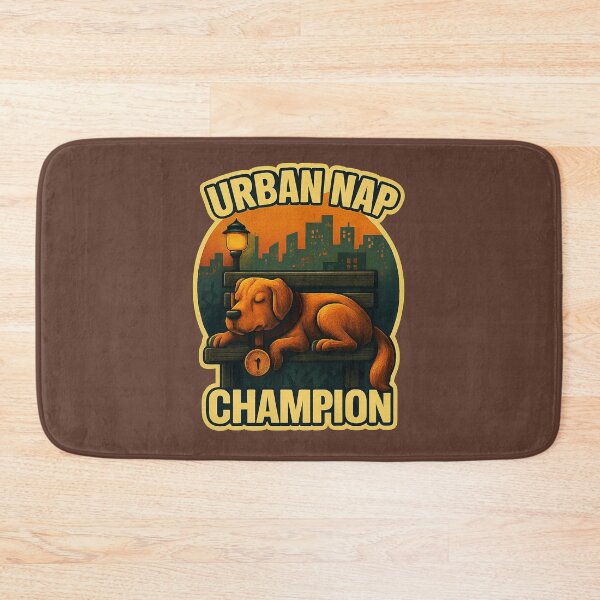 Item preview, Dog Quote – “Urban Nap Champion” | City Chill Graphic Design designed and sold by Modivox.