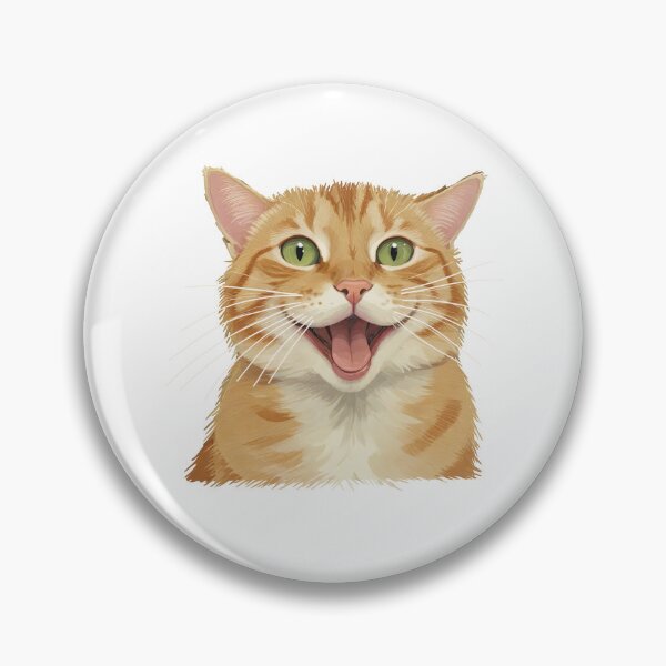 Item preview, Happy Smiling Ginger Cat Meme designed and sold by TeeARTHY.