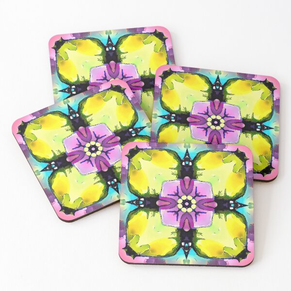 Item preview, Purple Flower Geometry designed and sold by rickgouletart.