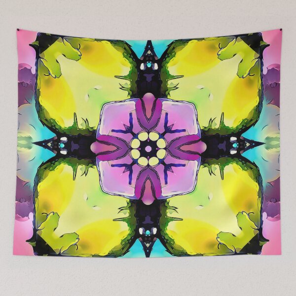 Item preview, Purple Flower Geometry designed and sold by rickgouletart.