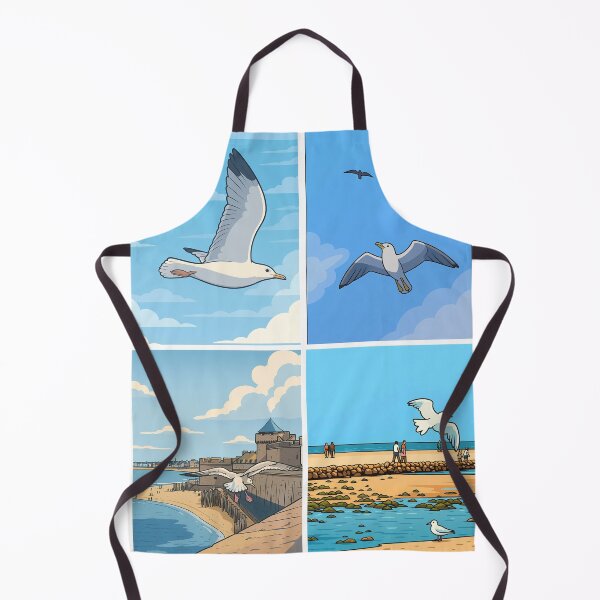 Item preview, Seabird Moments Vintage Coastal Collection Gallery Poster Art designed and sold by White-Camel.