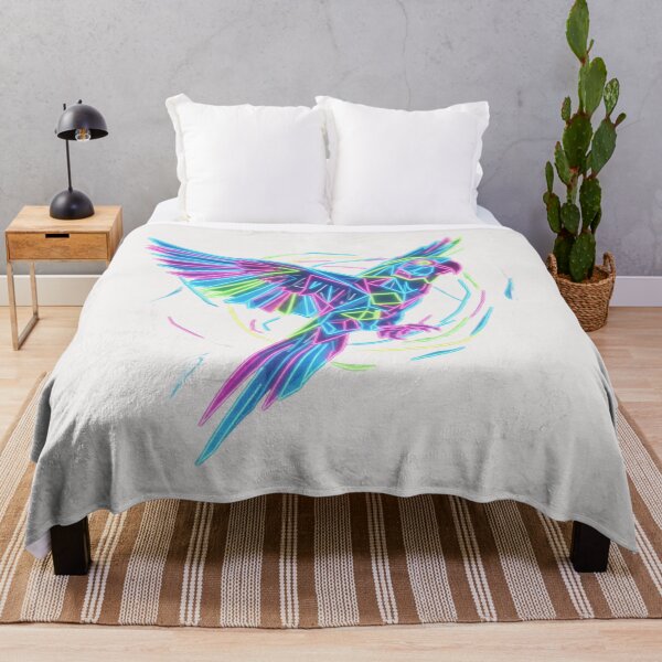 Item preview, Abstract parrot in neon colors designed and sold by ViralVisionsCreating .