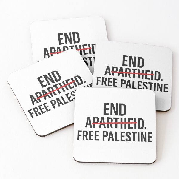Item preview, End Apartheid – Free Palestine Political Protest Design designed and sold by BeUniqueCo.