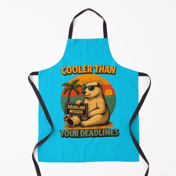 Item preview, Polar Bear Quote – “Cooler Than Your Deadlines” | Chill Beach City Design designed and sold by Modivox.