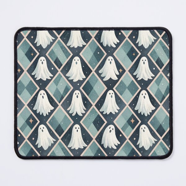 Item preview, Ghosts in a Diamond Grid Halloween designed and sold by Magnuna.
