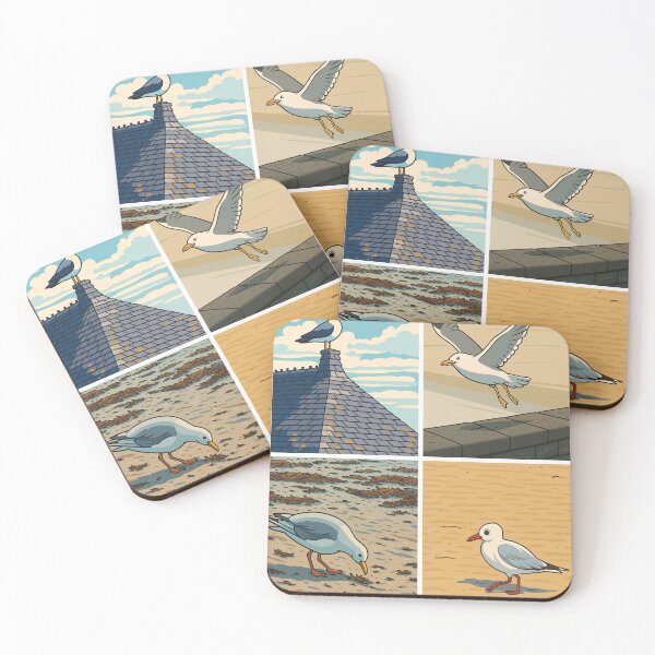 Item preview, Pier Life Vintage Coastal Architecture Seabird Gallery Poster Art designed and sold by White-Camel.