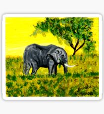 Elephant, elephant, éléphant, elefant. Sticker
