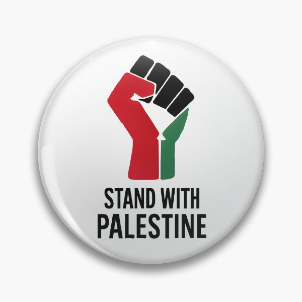 Item preview, Stand With Palestine – Raised Fist Protest Design in Flag Colors designed and sold by BeUniqueCo.