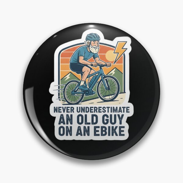 Item preview, Never Underestimate An Old Guy On An Ebike designed and sold by Perloth.