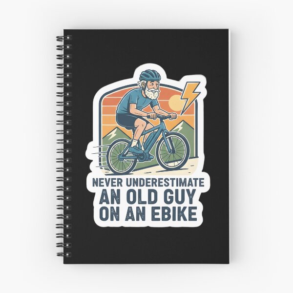 Item preview, Never Underestimate An Old Guy On An Ebike designed and sold by Perloth.