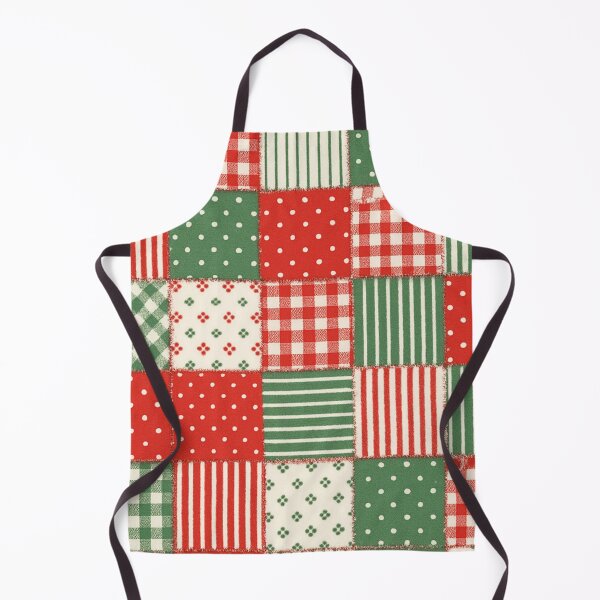 Item preview, Red White Green Christmas Patchwork designed and sold by SassyArtistry.