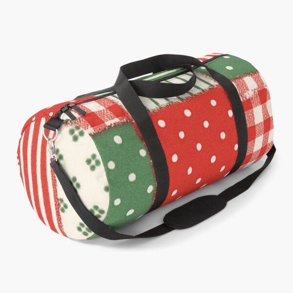 Item preview, Red White Green Christmas Patchwork designed and sold by SassyArtistry.