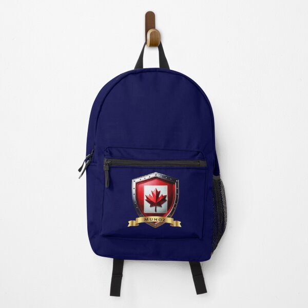 Item preview, Munoz Family Canada Shield, Maple Leaf Heraldry Crest designed and sold by Highlandkings.