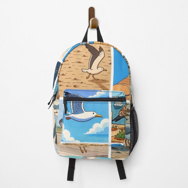 Item preview, Seabird Gallery Vintage Coastal Birds Collection Nine Scenes Poster Art designed and sold by White-Camel.