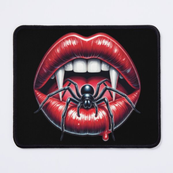 Item preview, vampire mouth with spider designed and sold by szydelkowanika.