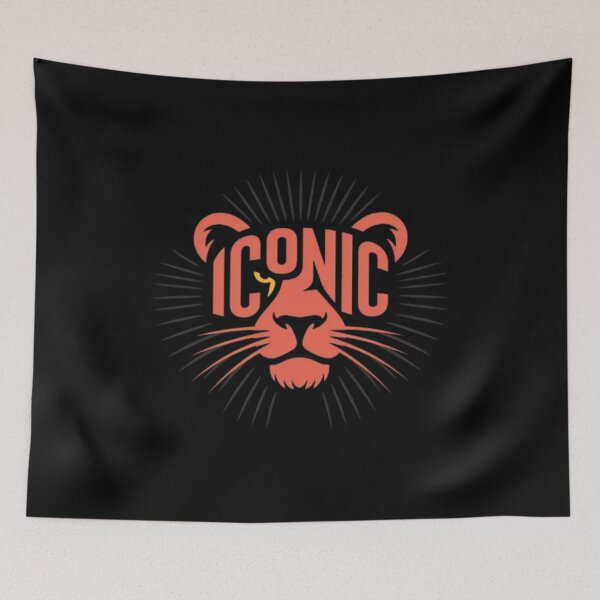 Item preview, ICONIC Bold Typography designed and sold by YASNOS.