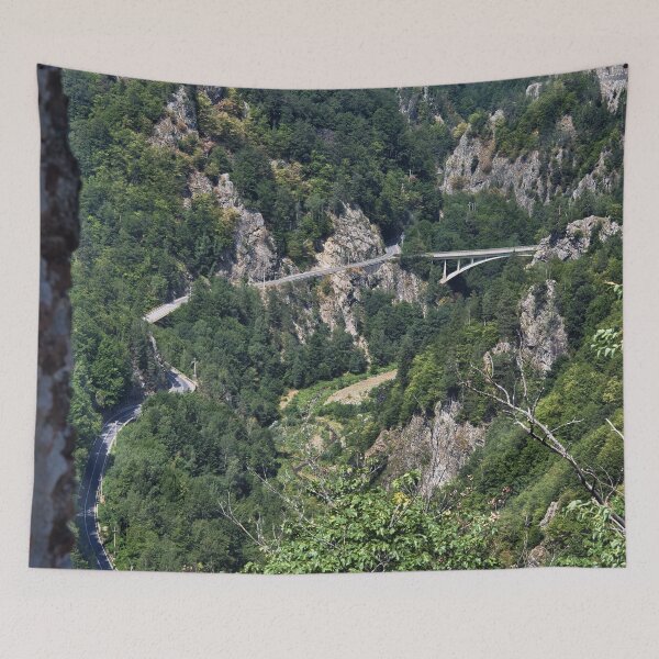 Item preview, View from Poenari Fortress, Transfagarasan Road, Romania designed and sold by RastislavS.